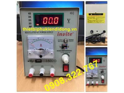 máy cấp nguồn invite 1502D 15v - 2ampe